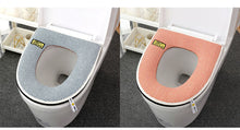 Load image into Gallery viewer, 3pcs Toilet Seat Cover Pads Linen Summer Thin Section Zipper Four Seasons Healthy And Soft