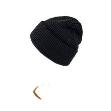 Load image into Gallery viewer, Warm Winter Knit Beanie Hats Japanese Style Simple Plaid Men's and Women's Cold Pullover Unisex
