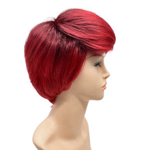 Load image into Gallery viewer, Women Wig Short Hair Handsome Bob Haircut Gradient Color Headgear W221