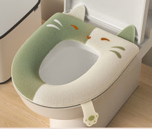 Load image into Gallery viewer, 3pcs Toilet Seat Cover Pads Cushion Four Seasons Household Cute Thicker Winter
