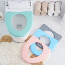Load image into Gallery viewer, 3pcs Toilet Seat Cover Pads Folding Plastic Sanitary Cushion Ferrule Joint Rental Public Sanitary Pad