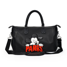 Lade das Bild in den Galerie-Viewer, Backpack New Embroidered Mickey Travel Bag Women's Portable Shoulder Crossbody Luggage Bag Large Capacity Lightweight Fitness Bag