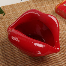 Lade das Bild in den Galerie-Viewer, Ashtray Individual Porcelain Crafts Decoration Lip Living Room Small Home Cigarette Dish