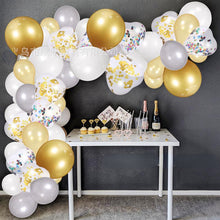 Load image into Gallery viewer, 100PCs Heart-Shaped Golden Pearlescent Heart-Shaped Set Sequins Birthday Party Wedding Decoration