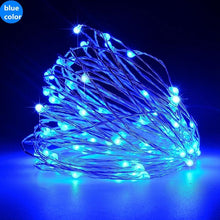 Load image into Gallery viewer, 3/4/5m Copper Wire LED String Holiday Lighting Fairy Garland Christmas Tree Wedding Party Decoration