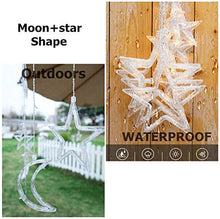 Lade das Bild in den Galerie-Viewer, 3.5M Twinkling Stars Christmas Fairy String Lights Window Decor Xmas Warm White