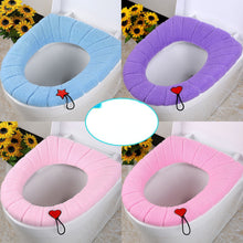 Load image into Gallery viewer, 3pcs Toilet Seat Cover Pads Portable Winter Thicker Washable