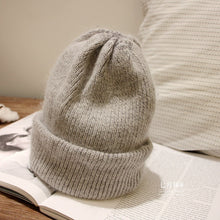 Load image into Gallery viewer, Warm Winter Knit Beanie Hats Rabbit Fur Women Winter Korean Warm All-Matching Woolen Pullover Unisex