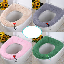 Load image into Gallery viewer, 3pcs Toilet Seat Cover Pads Portable Winter Thicker Washable