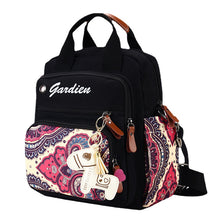 Lade das Bild in den Galerie-Viewer, Bag Women's New Backpack out Mummy Bag Shoulder Crossbody Mother Large Capacity Canvas Bag Mother Bag