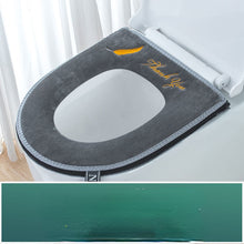 Load image into Gallery viewer, 3pcs Toilet Seat Cover Pads Thicker Pad Household Autumn and Winter Plush Four Seasons Washable Cushion