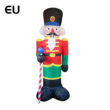 Lade das Bild in den Galerie-Viewer, 2.4m Christmas Inflatable Santa Claus Soldier Old Puppies Party Decorations