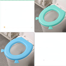 Load image into Gallery viewer, 3pcs Toilet Seat Cover Pads Household Four Seasons Happy Day Washer Non-Silicone