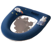 Load image into Gallery viewer, 3pcs Toilet Seat Cover Pads Home Winter Closestool Cushion Cartoon Cute