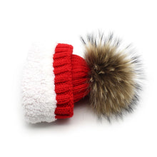 Lade das Bild in den Galerie-Viewer, Warm Winter Knit Beanie Hats Parent-Child Wool Autumn and Winter Fleece-Lined Warm Curling Women Unisex