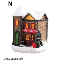 Lade das Bild in den Galerie-Viewer, 2pcs Mini Merry Christmas Decor Christmas Ornamnet Christmas Resin House