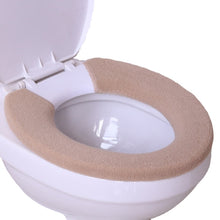 Lade das Bild in den Galerie-Viewer, 3pcs Toilet Seat Cover Pads Thicker Pad Warm Pad Ferrule Sanitary Buckle Button Type