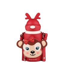 Lade das Bild in den Galerie-Viewer, Xmax Christmas Cup Gift Korean Bear Insulated Stainless Steel Children