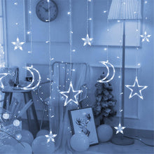 Lade das Bild in den Galerie-Viewer, 3.5M Twinkling Stars Christmas Fairy String Lights Window Decor Xmas Warm White