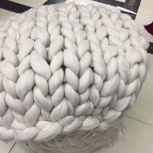 Lade das Bild in den Galerie-Viewer, Woolen Blanket Zichao Coarse Yarn Blanket Arm Knitted Air Conditioning Blanket