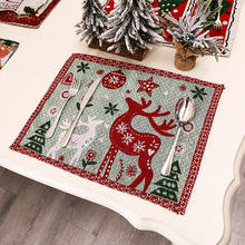 Load image into Gallery viewer, 2PCS Christmas Tablecloths Decorations Tableware Pad 42*32cm Table Mat