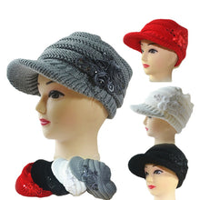 Load image into Gallery viewer, Warm Winter Knit Beanie Hats Autumn Women's Wool Duck Tongue Earmuffs Unisex