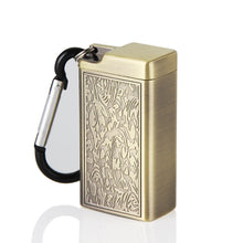 Lade das Bild in den Galerie-Viewer, Ashtray Mini Comes Keychain Climbing Button Carabiner Metal Outdoor Ashtray