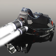 Lade das Bild in den Galerie-Viewer, Head Light Led Five-Head Strong Light Rechargeable Induction Night Fishing Long Shot