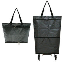 Lade das Bild in den Galerie-Viewer, Backpack Bag Shopping Bag Foldable Shopping Trolley Travel Bag Wheel Bags with Roller