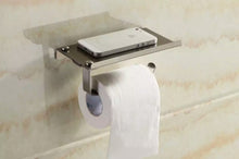 Lade das Bild in den Galerie-Viewer, 304 Stainless Steel Phone Holder Toilet Tissue Box Bathroom Engineering Roll Holder