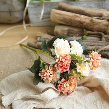 Load image into Gallery viewer, 2PCs Chrysanthemum Small Hand Artificial Fake Flower Plants Home Decoration Wedding Bouquet