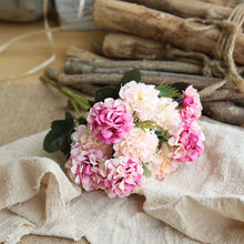 Load image into Gallery viewer, 2PCs Chrysanthemum Small Bouquet Artificial Fake Flower Plants Home Decoration Wedding Bouquet