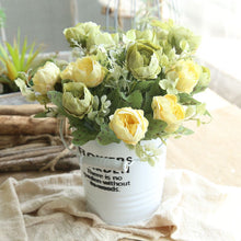 Load image into Gallery viewer, 3PCs Peony Small bundle Artificial Fake Flower Plants Home Decoration Wedding Bouquet