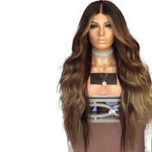 Load image into Gallery viewer, Women Wig Gradient Color Mid-Length Curly Hair Xiangsen W511