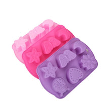Load image into Gallery viewer, 10pcs Silicone Mold Heart-Shaped 6-Piece Silicone Cake Mold DIY Baking Tool