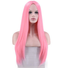 Load image into Gallery viewer, Women Wig Mid-Length Straight Hair Hair Cover + Colors Available W157