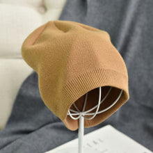 Lade das Bild in den Galerie-Viewer, Warm Winter Knit Beanie Hats Solid Color Thin and All-Matching Wool Men's and Women's Pullover Unisex