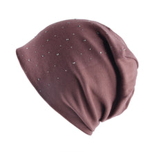 Lade das Bild in den Galerie-Viewer, Warm Winter Knit Beanie Hats Women's Drilling Sleeve Cap Solid Color Confinement Unisex