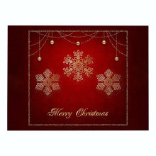 Load image into Gallery viewer, 2PCS Christmas Tablecloths Dinner Table Placemat Tea Party Kitchen Accessories Bowl Cup Pad Drink Coasters
