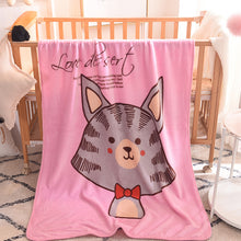 Lade das Bild in den Galerie-Viewer, Children's Blanket Single Layer & Thin Cartoon Flannel Blanket Kindergarten Four Seasons Cover Blanket