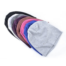 Lade das Bild in den Galerie-Viewer, Warm Winter Knit Beanie Hats Women's Drilling Sleeve Cap Solid Color Confinement Unisex
