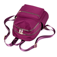 Lade das Bild in den Galerie-Viewer, Backpack Large Capacity Travel Fashion Preppy Style Student Schoolbag Lightweight Shoulder Handbag Waterproof Nylon Cloth Bag