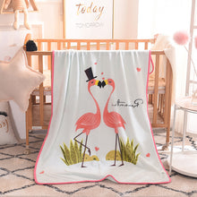 Lade das Bild in den Galerie-Viewer, Children's Blanket Single Layer & Thin Cartoon Flannel Blanket Kindergarten Four Seasons Cover Blanket