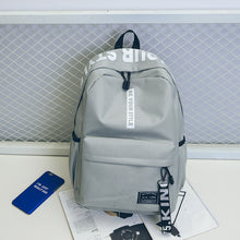 Lade das Bild in den Galerie-Viewer, Backpack Word Campus Middle School Students Mori Style Harajuku Trendy Travel Men Women s shoulder bag