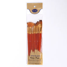 Load image into Gallery viewer, 10 Pieces Nylon Hair Brush Including Brush Pen Set Blue Hook Line