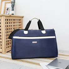 Lade das Bild in den Galerie-Viewer, Short Distance Large Capacity Gym Bag One Shoulder Foldable Light Canvas