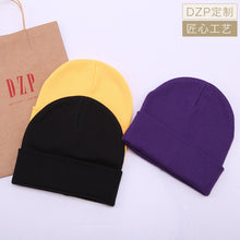 Load image into Gallery viewer, Warm Winter Knit Beanie Hats Women Male Korean Style Autumn and Winter Earflaps Slipover Simple Wool Unisex