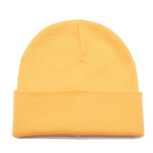 Load image into Gallery viewer, Warm Winter Knit Beanie Hats Women Male Korean Style Autumn and Winter Earflaps Slipover Simple Wool Unisex