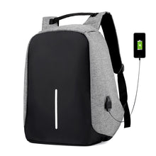 Lade das Bild in den Galerie-Viewer, Backpack Waterproof Nylon Computer Bag USB Charging College Students Bag