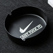 Load image into Gallery viewer, Ashtray Metal Circle Stainless Steel Restaurant Bar KTV Creative Funny Ashtray